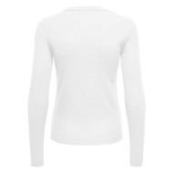 T-Shirt Manches Longues Blanc Femme JDY Lucky vue 2