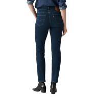 Jean 724 Bleu Foncé Femme Levi's High Rise Straight 18883 vue 2