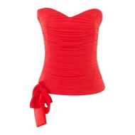 Top Bustier Rouge Femme Guess Saskia