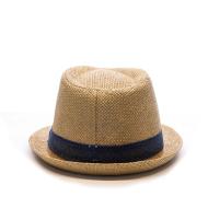 Chapeaux de Paille Beige/Marine Homme Via Lorenzo Ocean vue 3