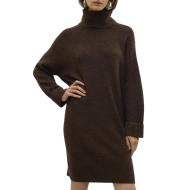 Robe Pull Marron Femme Vero Moda Vmjupiter pas cher
