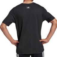 T-shirt Noir Homme Adidas M Fi 3b vue 2