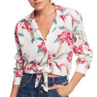 Chemise Blanche à fleurs Femme Roxy The Lover Side pas cher