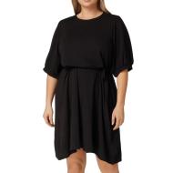 Robe Noire Femme Vila Evoked Dianan pas cher