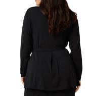Blouse Noire Femme Vila Evoked Borneo vue 2