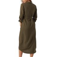 Robe Kaki Femme Vero Moda Maternity Capers vue 2