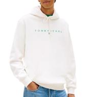 Tommy Hilfiger Washed Men's White Sweatshirt DM0DM20746