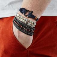 Bracelet Noir Homme Geographical Norway 315043 vue 2