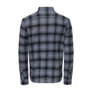 Chemise Bleu/Noir Homme Only & Sons Matt Reg Shadow vue 2