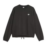 Sweat Noir Femme Puma Downtown Oversized pas cher