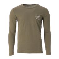 T-Shirt Manches Longues Kaki Homme Jack and Jones Albie