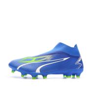 Chaussures de Foot Bleu/Vert Homme Puma Ultra Match+ LL FG/AG pas cher