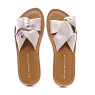 Sandales Rose Femme Tommy Hilfiger Satin Elevated Beach vue 3