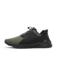 Baskets Noires/Kaki Garçon Kappa San Puerto Lace pas cher