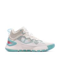 Chaussures de basket-ball Blanche/Bleu Adidas Son Of Chi vue 2
