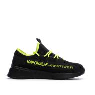 Baskets Noir/Jaune Homme Kaporal Dofino vue 2