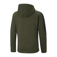 Sweat Zippé Kaki Garçon Puma Evostripe vue 2