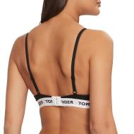 Soutien Gorge Noir Femme Tommy Hilfiger Triangle vue 2