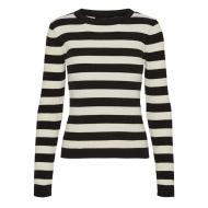 Pull Beige/Noir Femme Vero Moda Chili pas cher