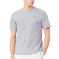 T-shirt Gris Clair Homme Lacoste TH7618 pas cher