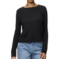 T-Shirt Noir Femme Pieces Iris pas cher