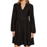 Robe Noire Femme Vila Vikawa