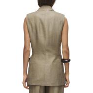 Veste Sans manche Marron Femme Vila Roujuliet Waistcoat vue 2