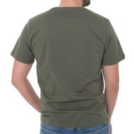 T-shirt Kaki Homme Pepe jeans Eggo SEB vue 2