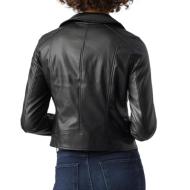 Veste Simili Cuir Noire Femme Vero Moda Bella Annabel vue 2