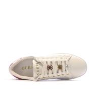 Baskets Blanches Femme Guess Rosenna vue 4