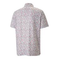 Chemisette de Golf Grise à Motifs Homme Puma Florals vue 2