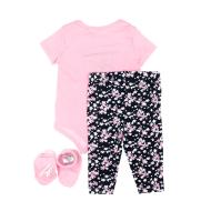 Ensemble Rose/Marine Bébé Reebok U04268 vue 2