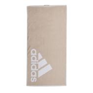 Serviette Beige/Blanc Homme Adidas Towel pas cher