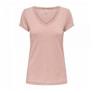 T-shirt Rose Femme Only Wrongly