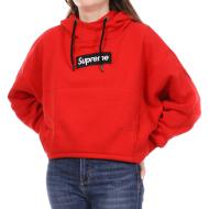 Sweat Rouge court Femme Supreme Grip Cornelia