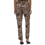 Pantalon fluide Léopard Noir/Beige Femme Vero Moda Easy Joy vue 2