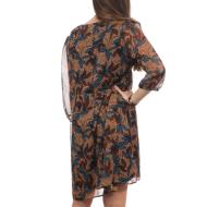 Robe imprimé Marron Femme Teddy Smith Romana vue 2