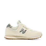 Baskets Ecrus Fille New Balance 574 vue 2