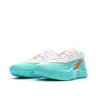Chaussures de Basketball Turquoise/Blanc Homme Puma Scoot Zeros II Shift vue 6