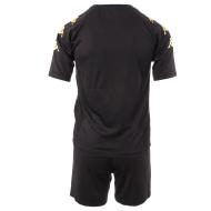 Ensemble de Football Noir Garçon Kappa Marcelo vue 2