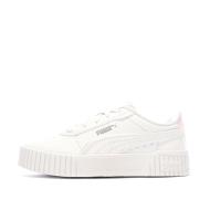 Baskets Blanches Fille Puma Carina 2.0 Holo pas cher