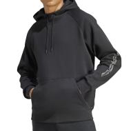 Sweat Gris Femme Adidas New Ovsz vue 2
