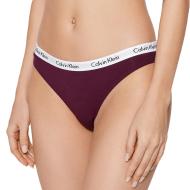 Culotte Prune Femme Calvin Klein Jeans Thong pas cher