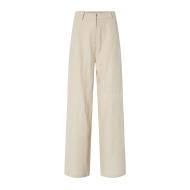 Pantalon Fluide Écru Femme YAS Yastunni pas cher