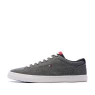 Chaussures en toile Grises Homme Tommy Hilfiger Chambray pas cher