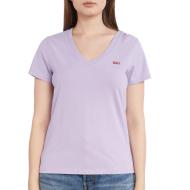 T-shirt Mauve Femme Levi's Perfect Vneck pas cher