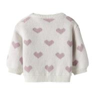 Pull Blanc/Rose Fille Name it Foana vue 2
