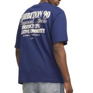 T-Shirt Marine Homme Jack & Jones Bury vue 2
