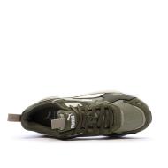 Baskets Blanches/Kaki Femme Puma X-ray 3 S vue 4