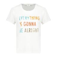 T-shirt Blanc Femme Deeluxe Alright pas cher